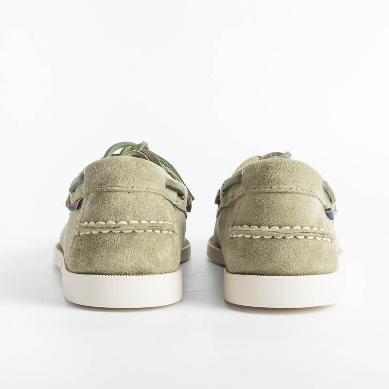 SEBAGO - Docksides Portland Waxed - 7111PTW - Green Military Sebago Men's Shoes