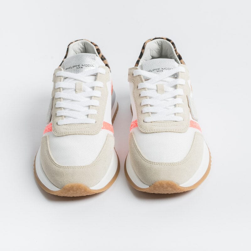 PHILIPPE MODEL - TYLD GP07 - Tropez 2.1 - Glitter Pop Coral Scarpe Donna Philippe Model Paris