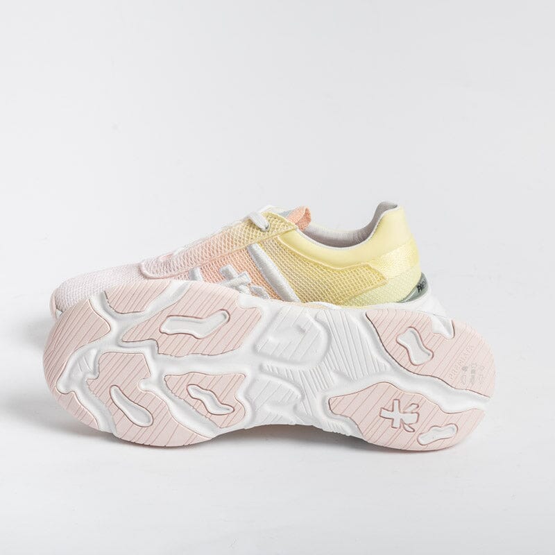 PREMIATA - Sneakers - BUFF 6204 - Giallo Rosa Scarpe Donna Premiata - Collezione Donna