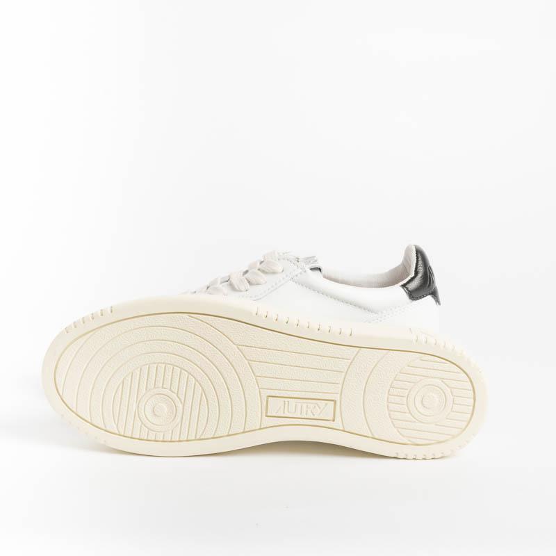 AUTRY LN22 - LOW MAN ALL LEAT/NUBK - Bianco/Nero Scarpe Uomo AUTRY - Collezione uomo