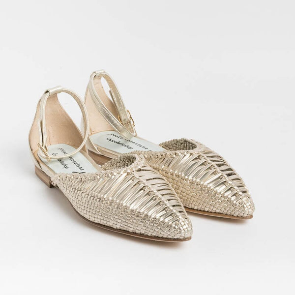 POESIE VENEZIANE - Ballerina MUR26Q - Platino Scarpe Donna POESIE VENEZIANE