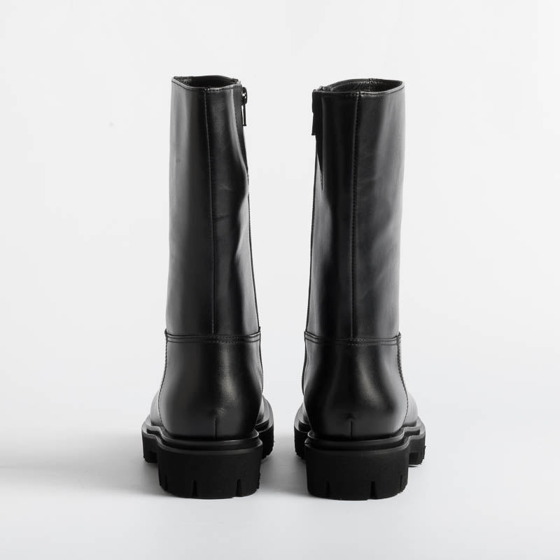 ANNA F - Ankle boot - 9725 - Natur Black Women's Shoes Anna F.