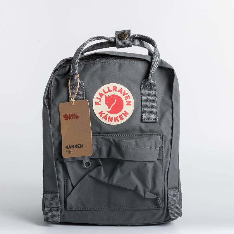 FJÄLLRÄVEN Kånken Mini 046 Super Gray Zaino Fjallraven