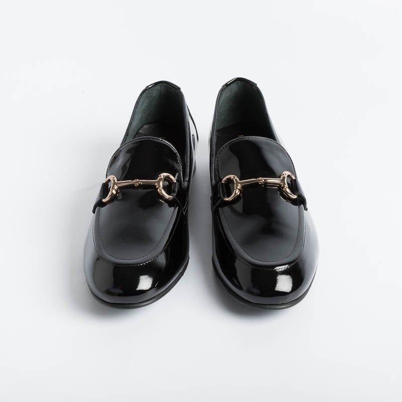 POESIE VENEZIANE - Mocassino - JJA65 - Vernice Nero Scarpe Donna POESIE VENEZIANE - Collezione Donna
