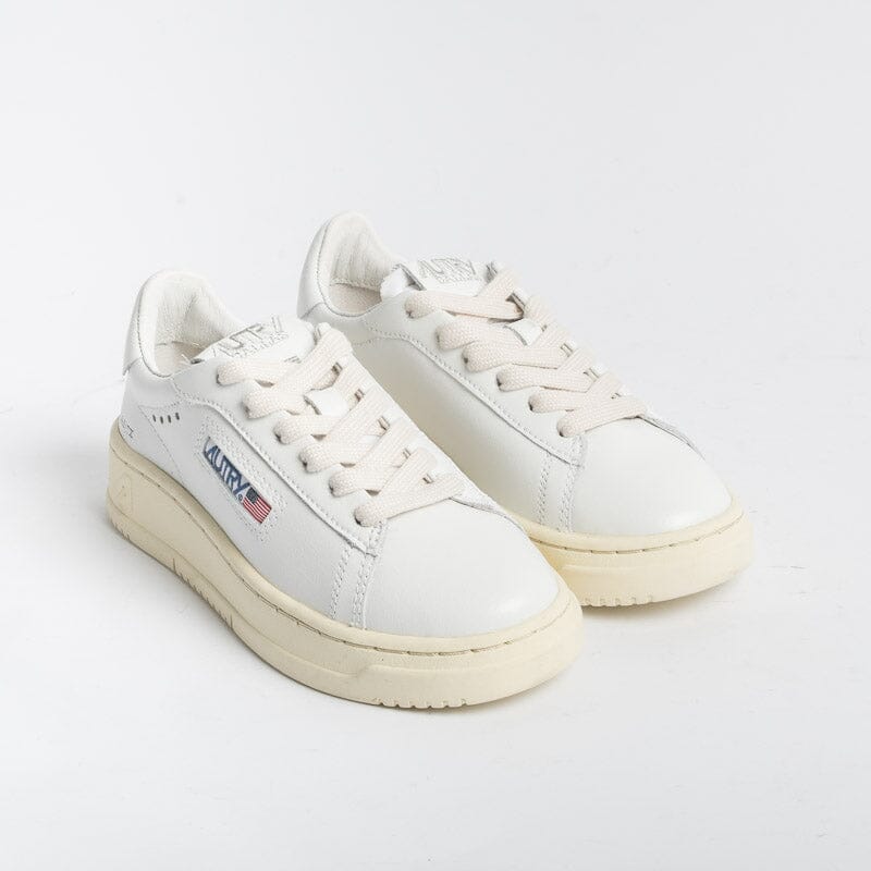 AUTRY - KDLK LL15 - LOW KID - LEATH/LEAT - Bianco Scarpe Donna AUTRY - Collezione donna