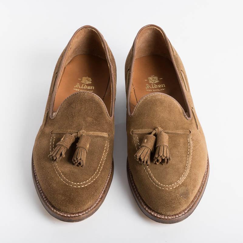 ALDEN - 3403 - Mocassino Tassel - Camoscio Snuff - Chiama per acquistare Scarpe Uomo Alden