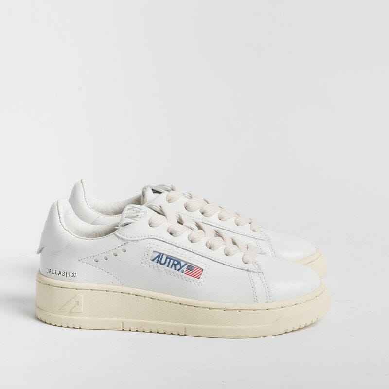 AUTRY - KDLK LL15 - LOW KID - LEATH/LEAT - Bianco Scarpe Donna AUTRY - Collezione donna