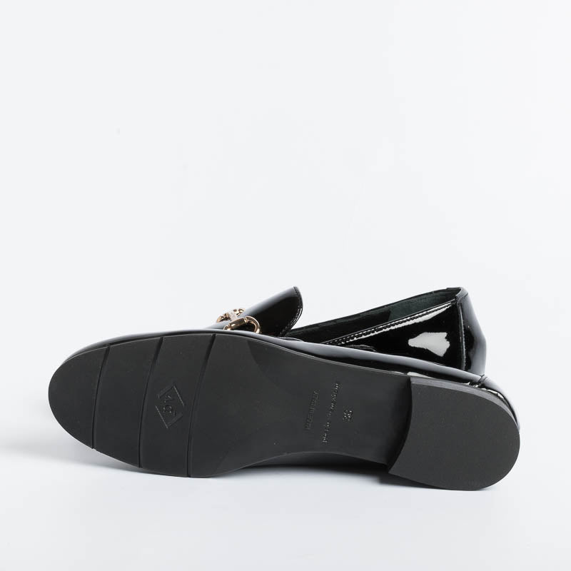 POESIE VENEZIANE - Mocassino - JJA65 - Vernice Nero Scarpe Donna POESIE VENEZIANE - Collezione Donna