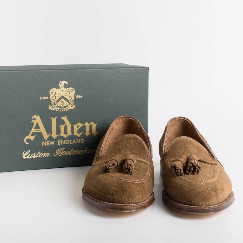 ALDEN - 3403 - Mocassino Tassel - Camoscio Snuff - Chiama per acquistare Scarpe Uomo Alden