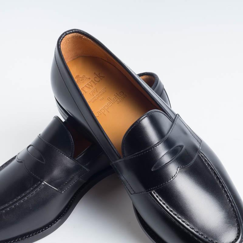 BERWICK 1707 - 9628 - Mocassino - Boxcalf Negro Scarpe Uomo Berwick 1707