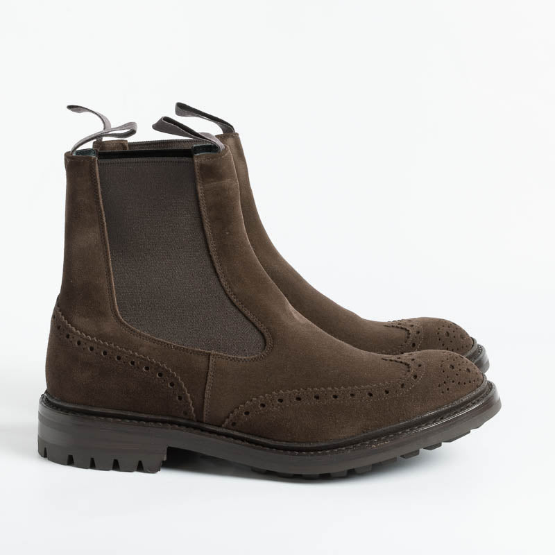 TRICKER'S - Suede Beatles - Henry - Cafè Men's Shoes Tricker's
