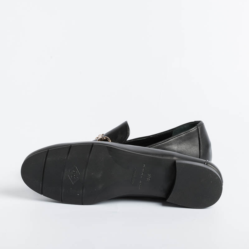 POESIE VENEZIANE - Loafer - JJA65 - Black Nex Leather Women's Shoes POESIE VENEZIANE - Women's Collection