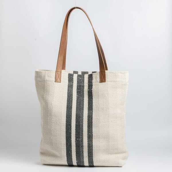 SACHET - Borsa a spalla - 485 - Tessuto Avorio Nero Borse SACHET