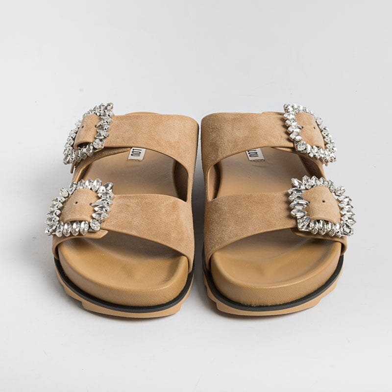 BIBI LOU - Ciabatta - 515Z Camel - Cuoio Scarpe Donna BIBI LOU