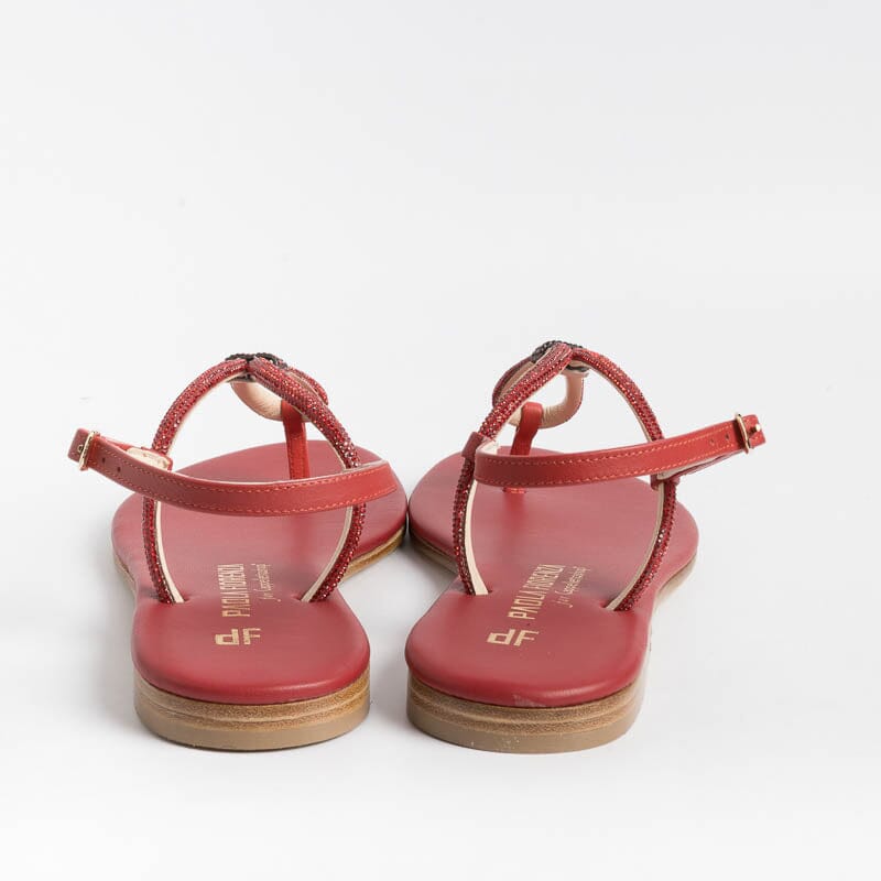 PAOLA FIORENZA - Sandali Bassi Infradito - SS2336 - Rosso Scarpe Donna PAOLA FIORENZA