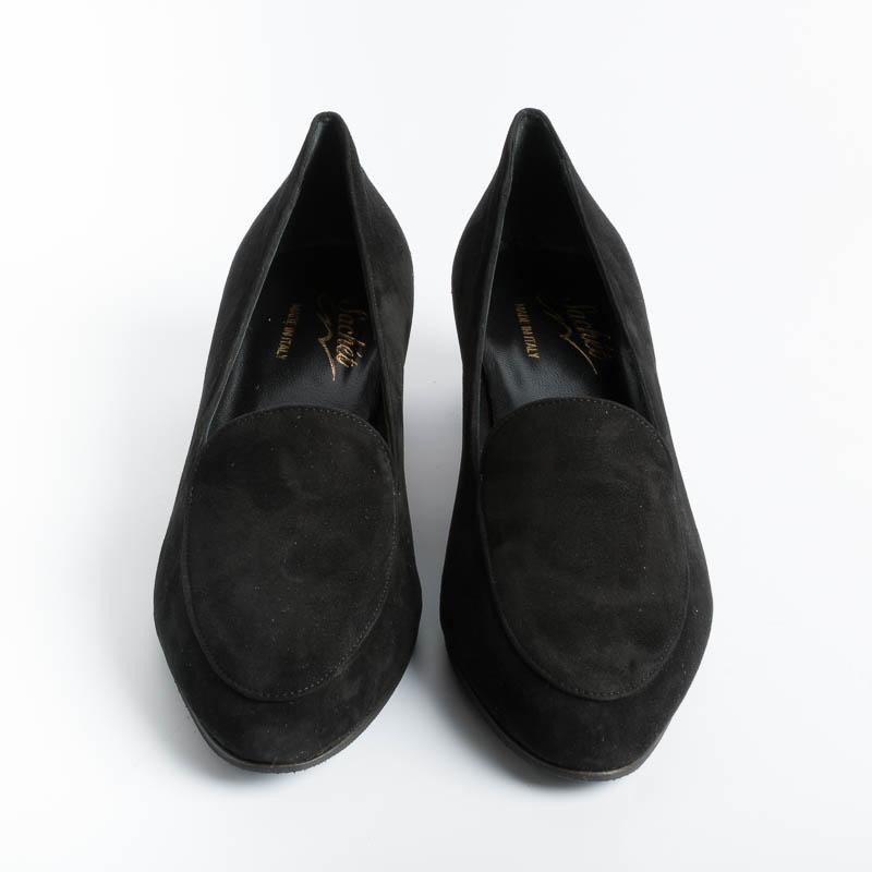 SACHET - Decollété - Rose - Black Suede Shoes Woman SACHET - Footwear