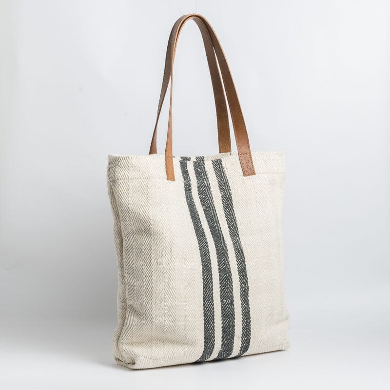 SACHET - Borsa a spalla - 485 - Tessuto Avorio Nero Borse SACHET
