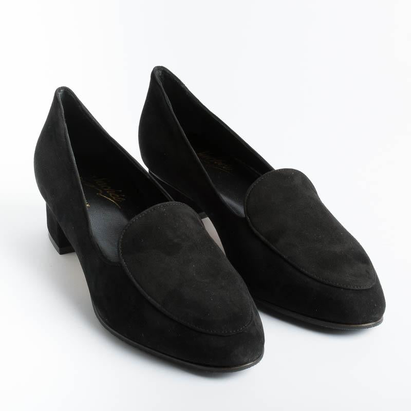 SACHET - Decollété - Rose - Black Suede Shoes Woman SACHET - Footwear