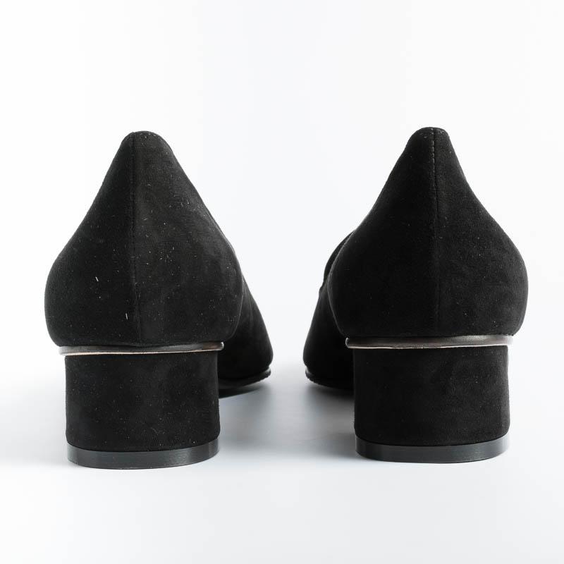 SACHET - Decollété - Rose - Black Suede Shoes Woman SACHET - Footwear