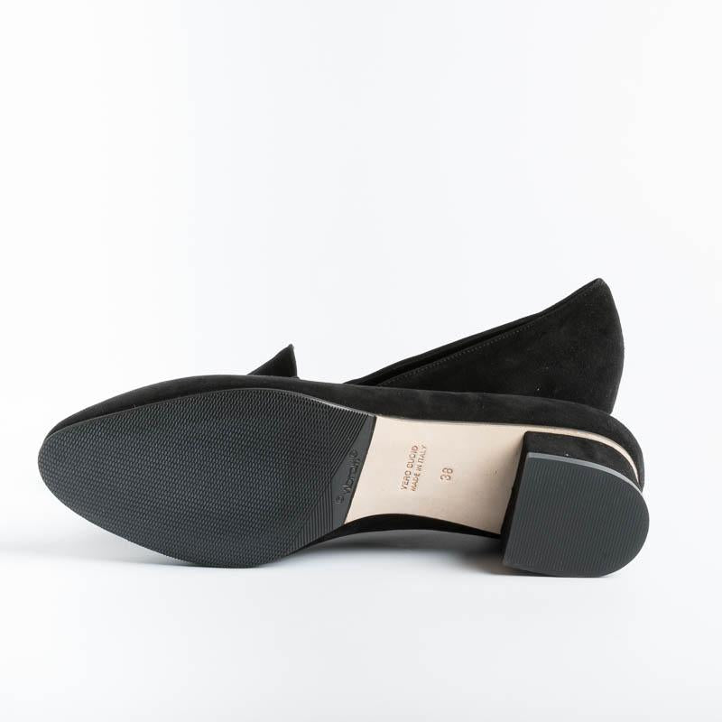 SACHET - Decollété - Rose - Black Suede Shoes Woman SACHET - Footwear