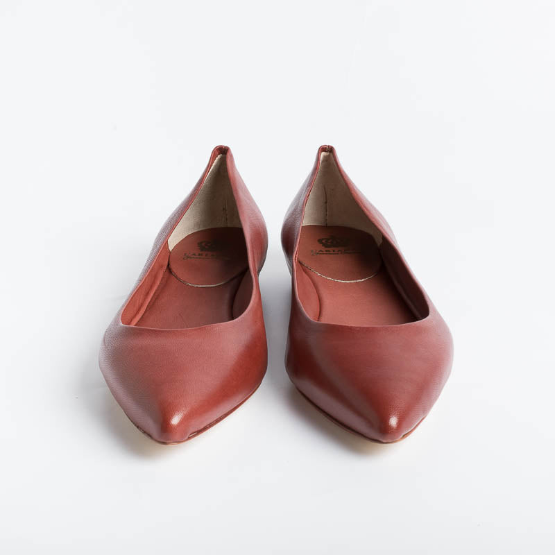 L' ARIANNA - Ballerina BL1011 - Berlino Mattone Scarpe Donna L'Arianna