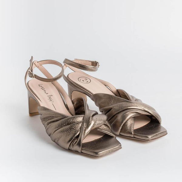 LORENA PAGGI - Sandal 11554 - Metal Butter Women's Shoes LORENA PAGGI