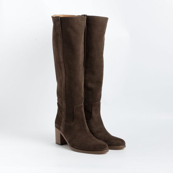 VIA ROMA 15 - Boots - 3961 - Psyke Dark Brown Women's Shoes Via Roma 15
