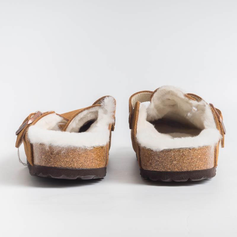 BIRKENSTOCK - 1001141- BOSTON FUR - Mink Scarpe Uomo BIRKENSTOCK