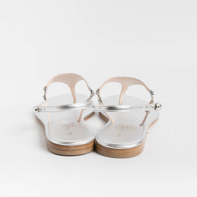PAOLA FIORENZA - Sandali bassi infradito Triangolo - Argento Scarpe Donna PAOLA FIORENZA