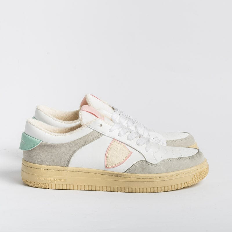 PHILIPPE MODEL - LYLD CP01 - Lyon - Bianco Grigio Scarpe Donna Philippe Model Paris