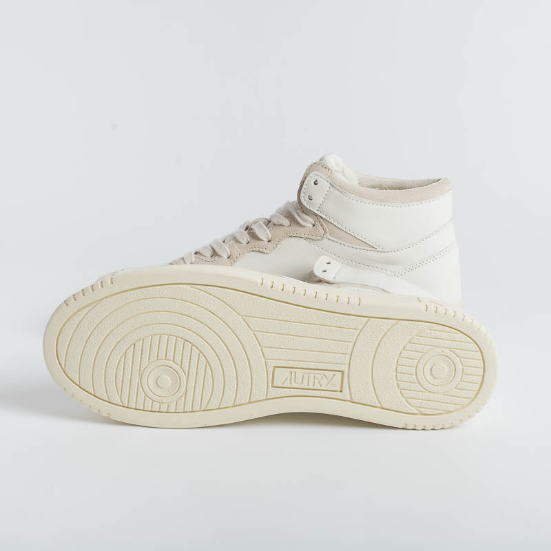 AUTRY AUMM GS04 - MID MAN GOAT/SUEDE - Bianco Scarpe Uomo AUTRY - Collezione uomo