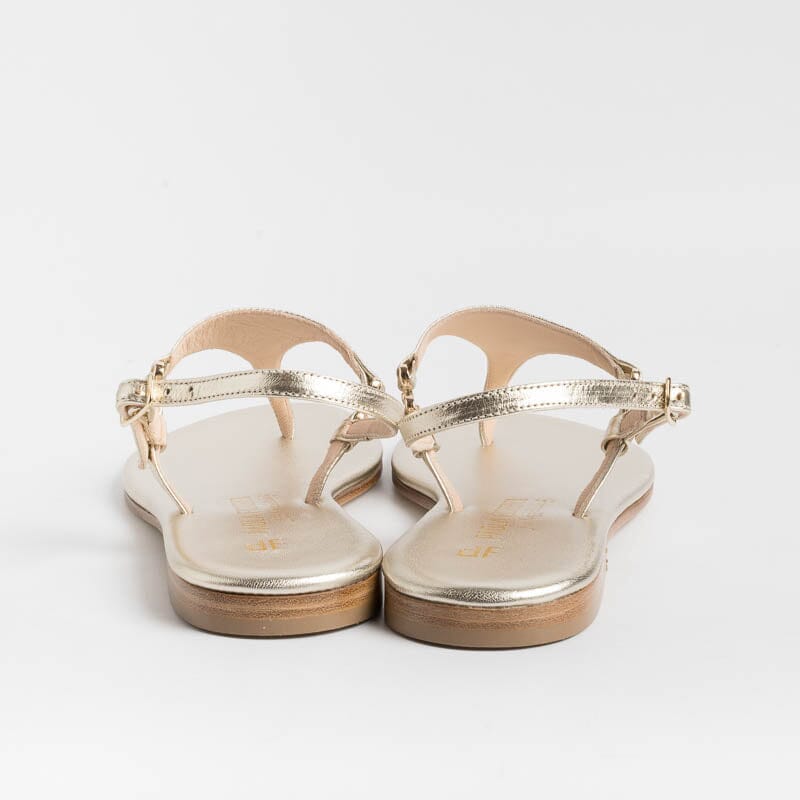PAOLA FIORENZA - Sandali bassi infradito Triangolo - Platino Scarpe Donna PAOLA FIORENZA