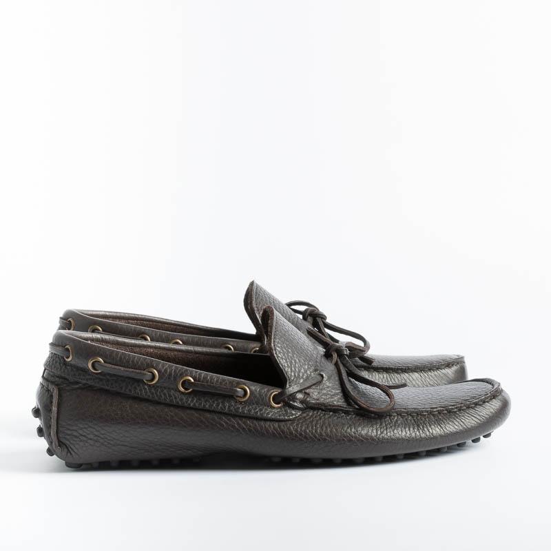 SACHET - Mocassino Uomo - Pelle Bottalata T.Moro Scarpe Uomo SACHET - Calzature Collezione Uomo