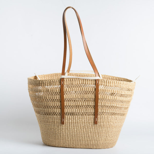 MUUÑ - Borsa Rafia Bicro - Naturale Borse MUUÑ