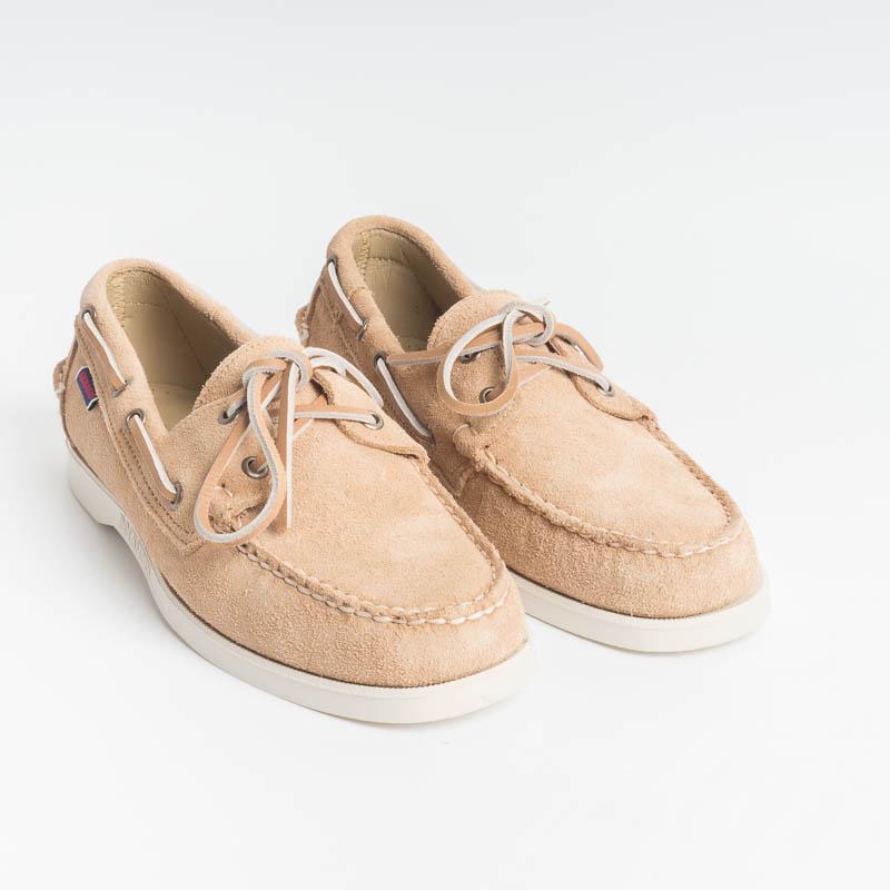 SEBAGO - Docksides Portland Suede - 7000G90 - Beige Camel Sebago Men's Shoes