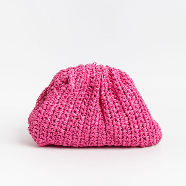 MARIA LA ROSA - Borsa a tracolla - Mini Game Crochet - Fuchsia Borse MARIA LA ROSA