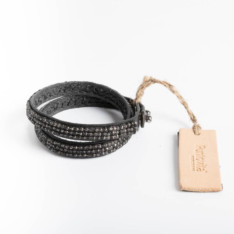 PUNTO VITA - Bracelet BP204 - Black Women's Accessories PUNTO VITA