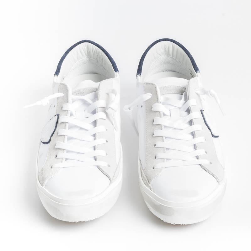PHILIPPE MODEL - PRLU VX22 - ParisX - Bianco Blu Scarpe Uomo Philippe Model Paris