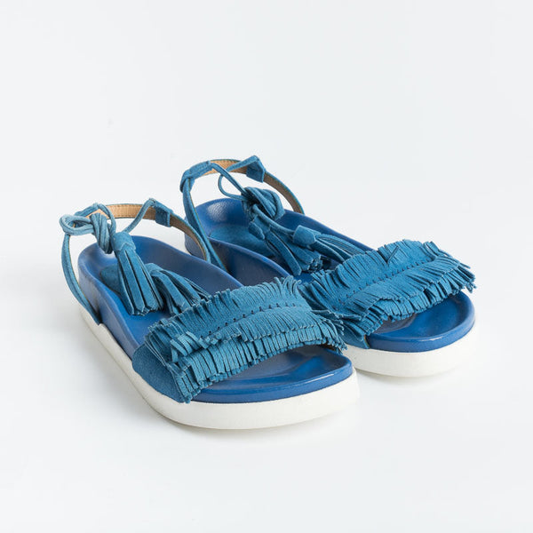 BY A - Sandali- 7070 - Camoscio Oltremare Scarpe Donna BY A