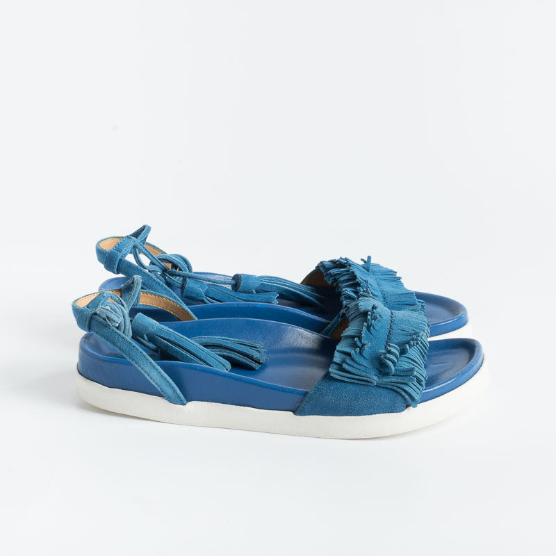BY A - Sandali- 7070 - Camoscio Oltremare Scarpe Donna BY A