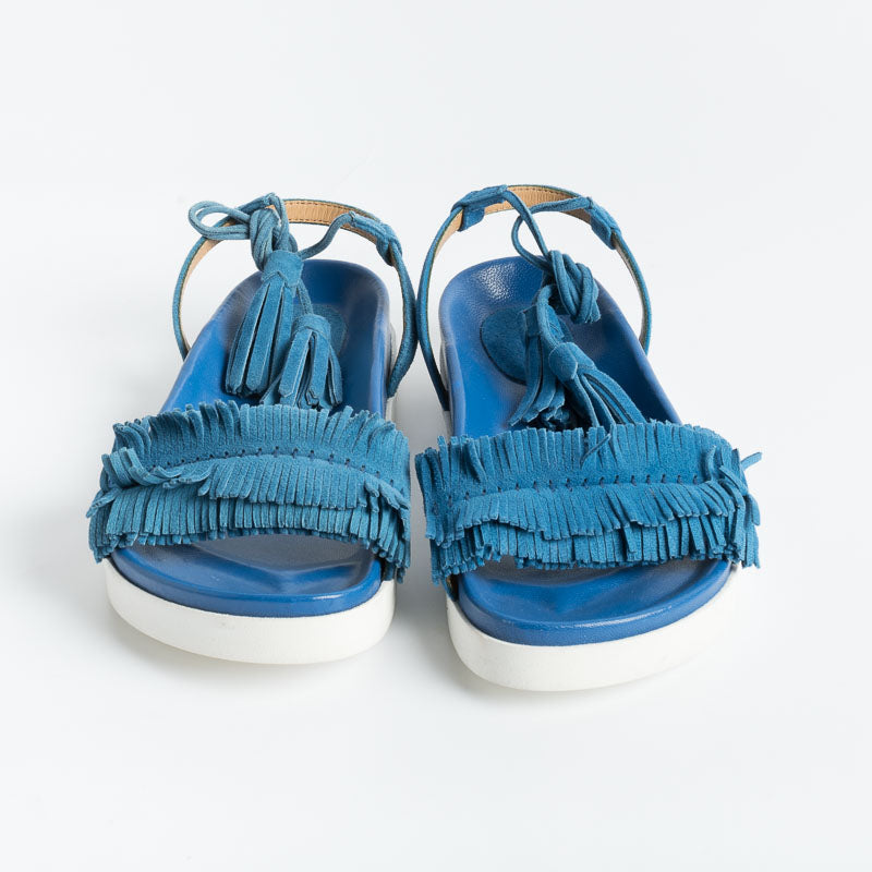 BY A - Sandali- 7070 - Camoscio Oltremare Scarpe Donna BY A