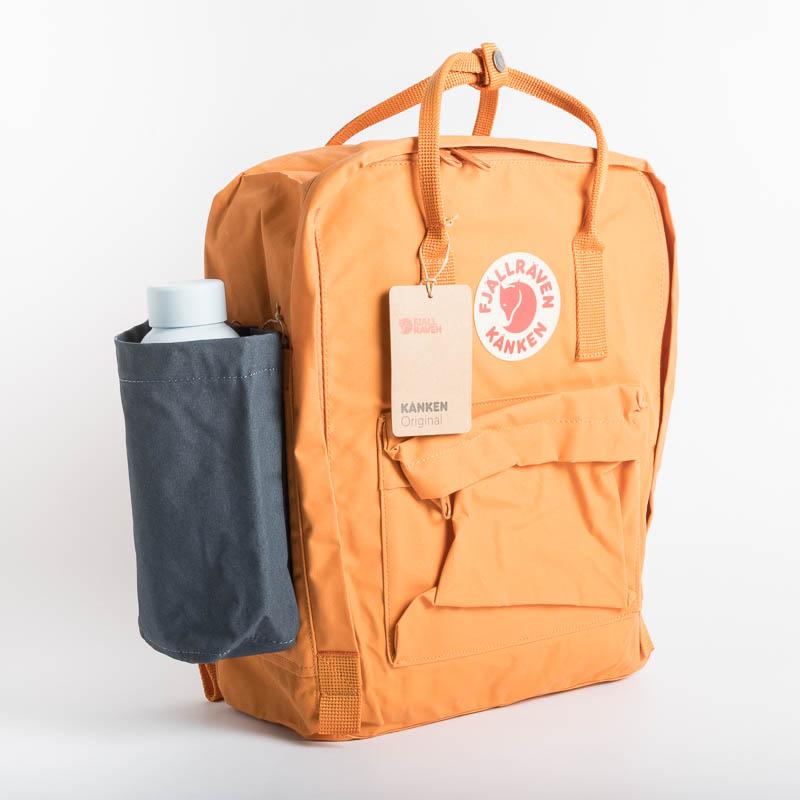 FJÄLLRÄVEN Kånken Porta borracce - 560 Navy Zaino Fjallraven