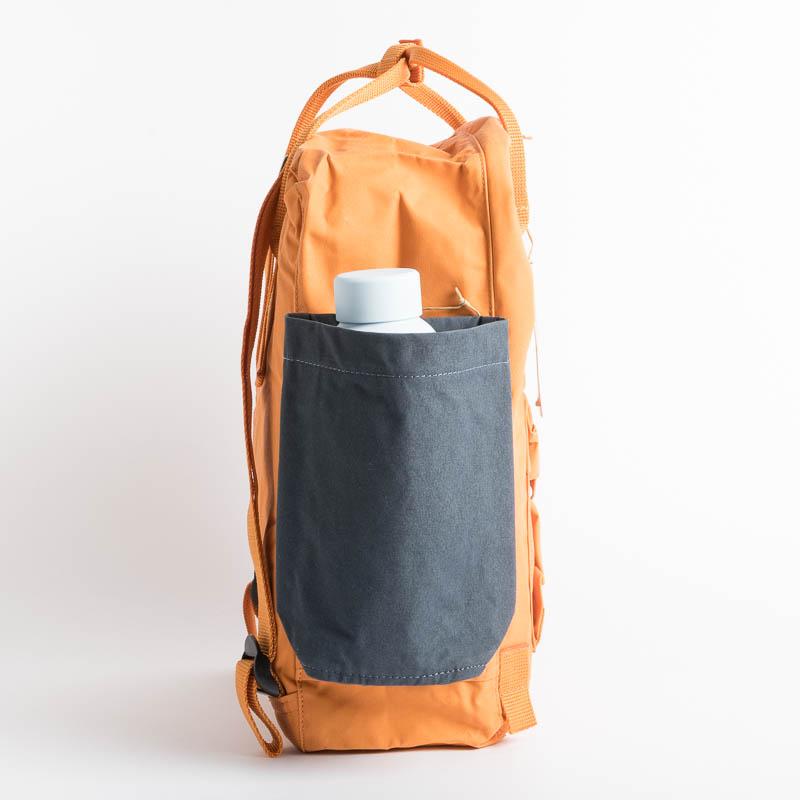 FJÄLLRÄVEN Kånken Porta borracce - 560 Navy Zaino Fjallraven