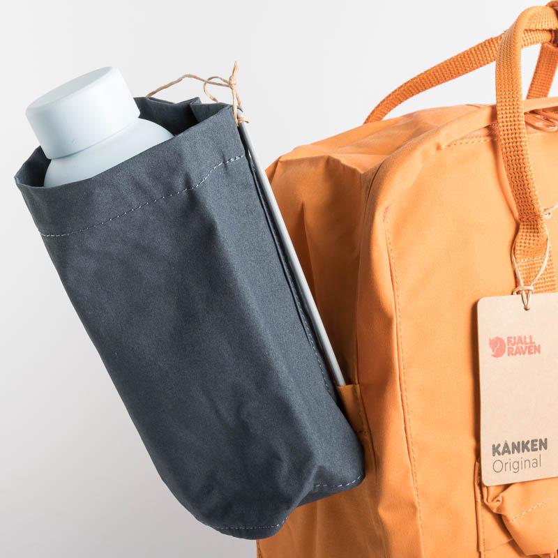FJÄLLRÄVEN Kånken Porta borracce - 560 Navy Zaino Fjallraven