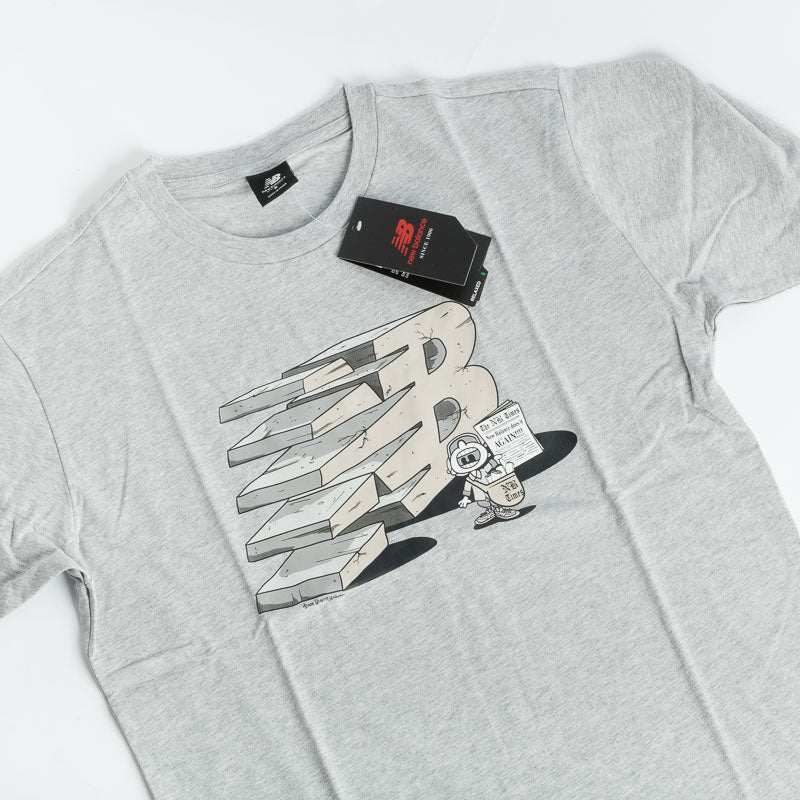NEW BALANCE - T-Shirt - MT 21568 - Gray Men's Accessories NEW BALANCE - Men's Collection