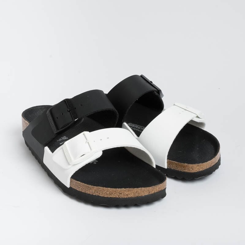 BIRKENSTOCK - 1019712 - Arizona Split - Black White Scarpe Donna BIRKENSTOCK