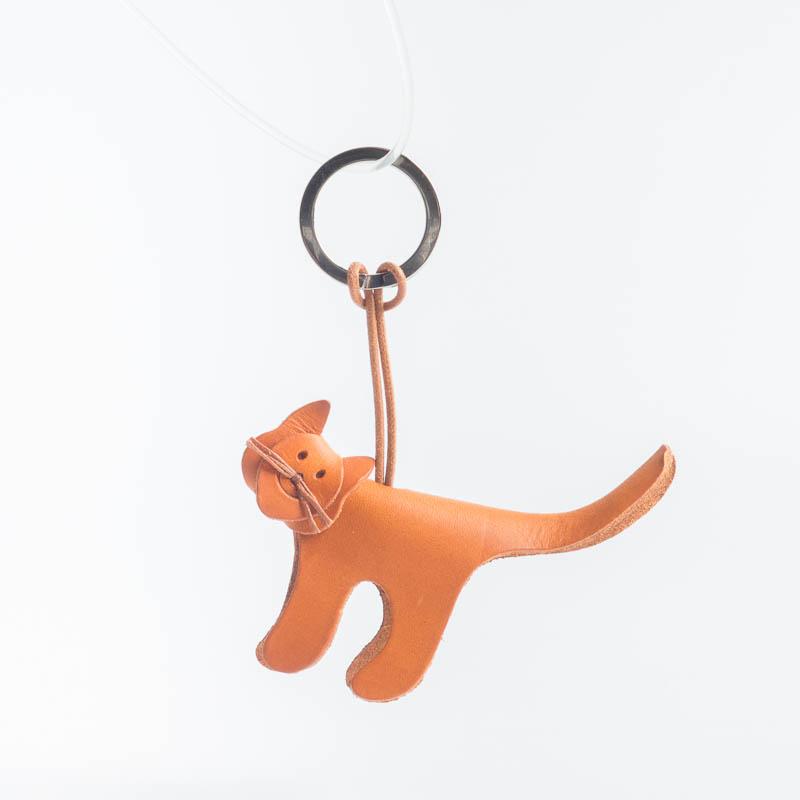 Cappelletto 1948 - Portachiavi - Gatto Accessori Donna CappellettoShop cuoio