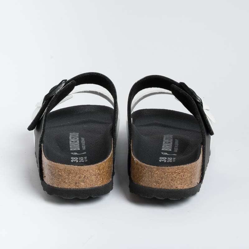 BIRKENSTOCK - 1019712 - Arizona Split - Black White Scarpe Donna BIRKENSTOCK