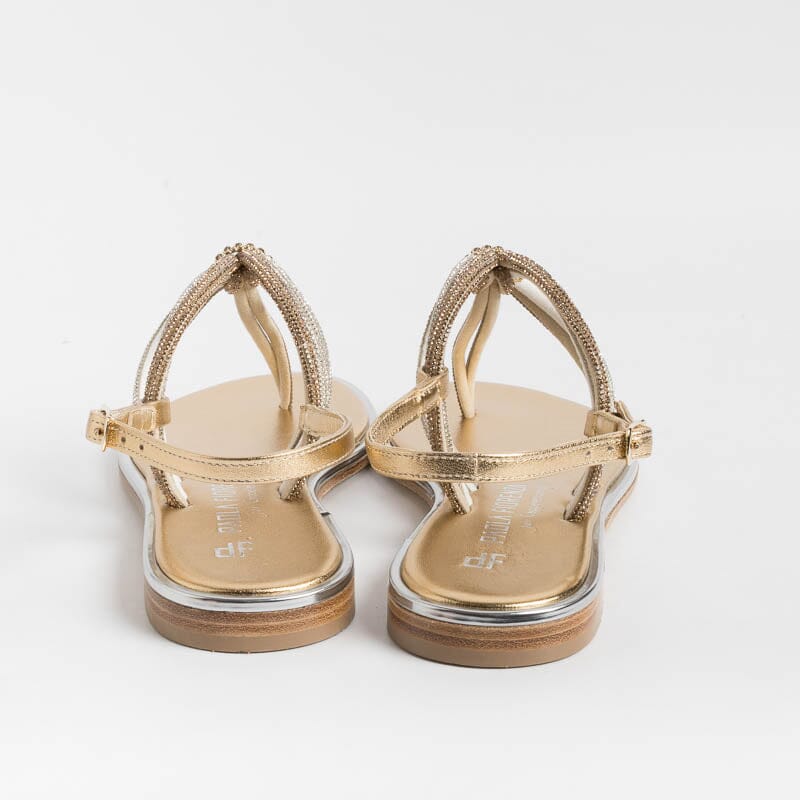 PAOLA FIORENZA - Sandalo infradito - SS2353 - Ambra Cristal Platino Scarpe Donna PAOLA FIORENZA
