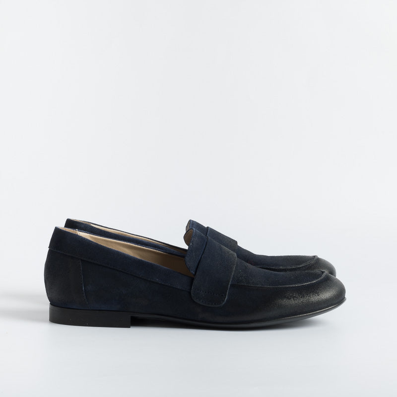 STRATEGIA - Mocassino M03 - Velour Oceano Scarpe Donna Strategia